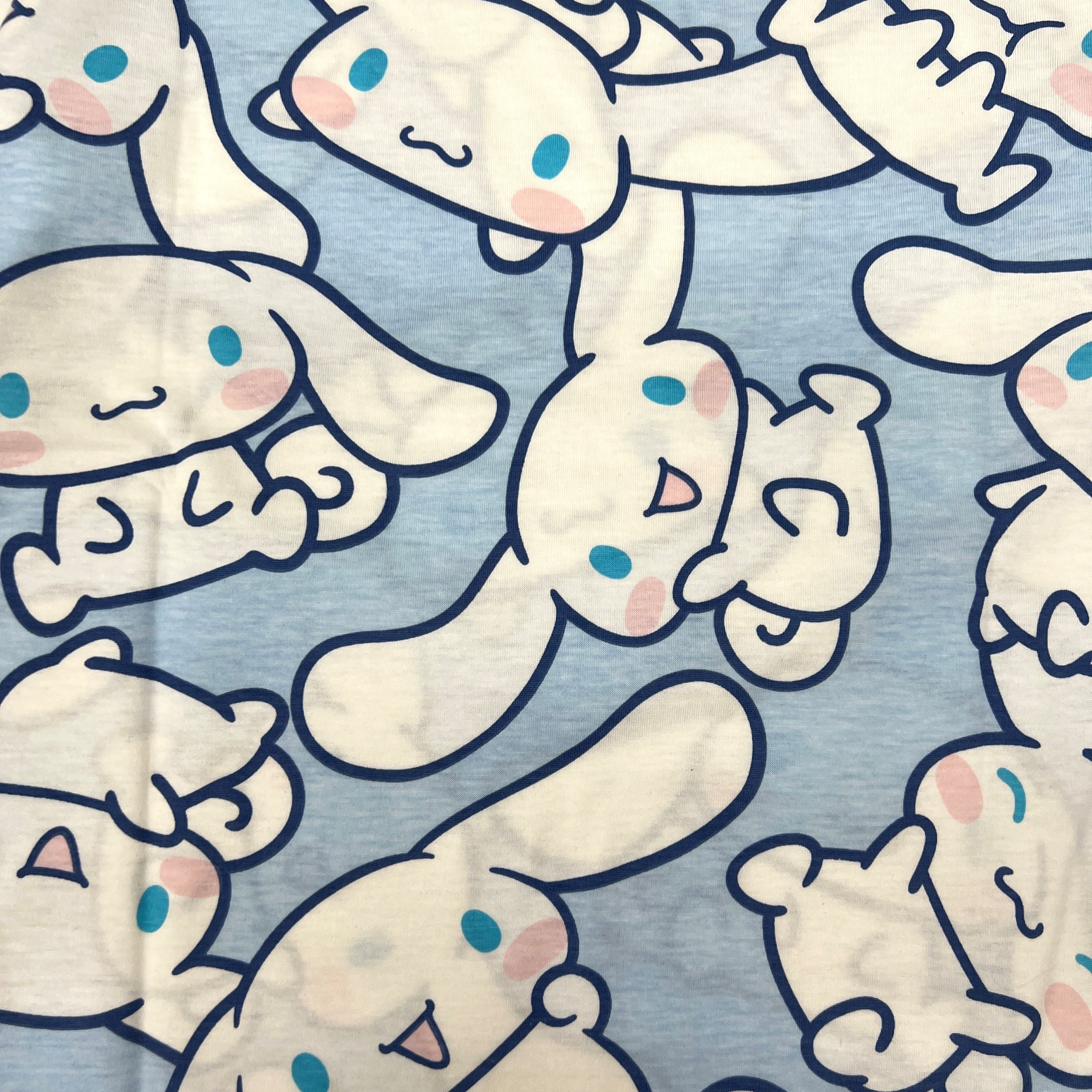シナモロール 半袖 プリント Tシャツ 天竺 メンズ レディース サンリオ キャラクターズ sanrio cinnamoroll cr1162-50