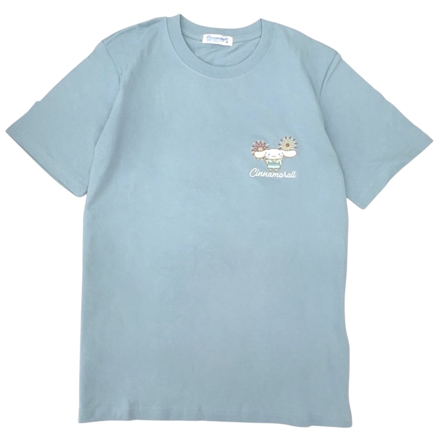 シナモロール 和柄 半袖 Tシャツ バックプリント 刺繍 天竺 メンズ レディース サンリオ キャラクターズ cinnnamoroll sanrio cr1162-68