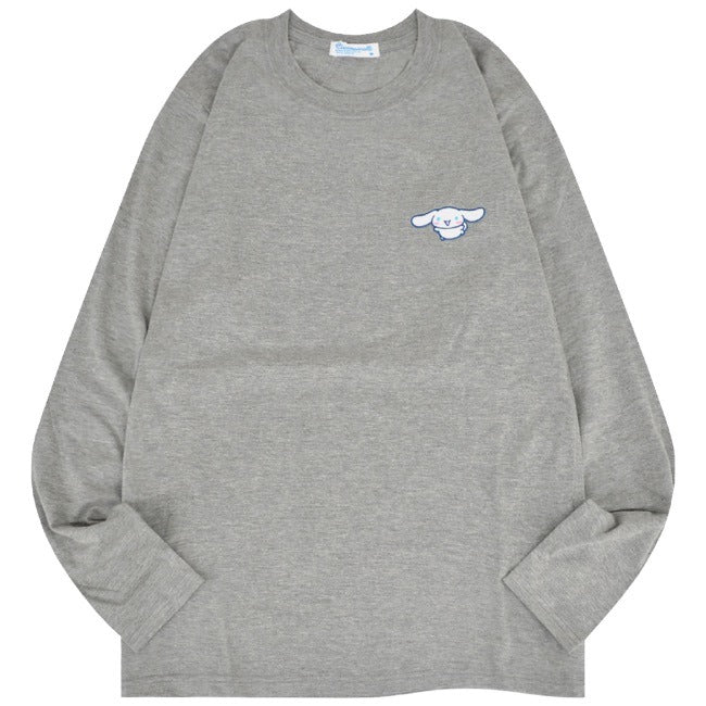 シナモロール  Tシャツ 長袖 ロンT サンリオ キャラクターズ プリント メンズ レディース cr1243-28