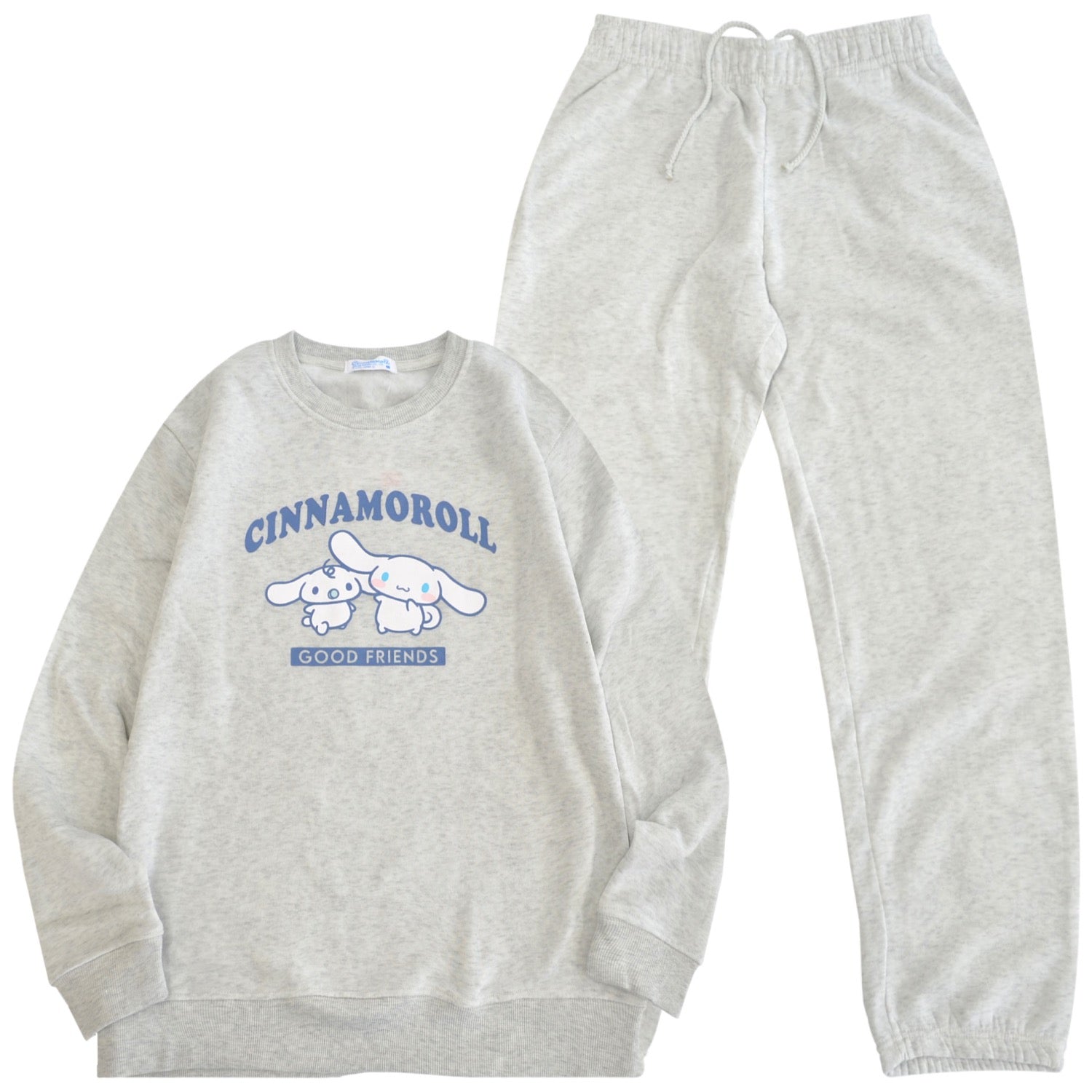 サンリオキャラクターズ あったか ルームウェア セットアップ 秋冬 部屋着 裏起毛 1654sanrio-shopify