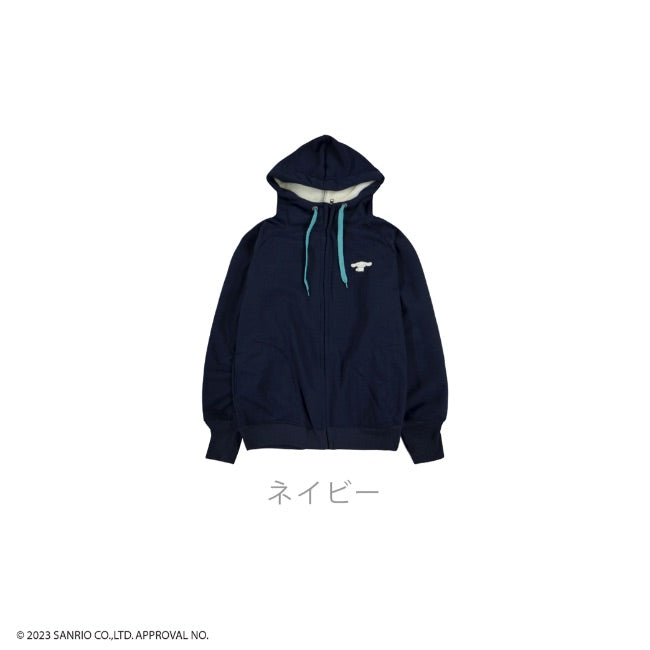 Sanrio characters ロング丈 裏ボア パーカー シナモロール サンリオ キャラクターズ cr1824-704