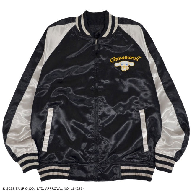 シナモロール サンリオ キャラクターズ スカジャン 長袖 アウター 刺繍 cr1833-713