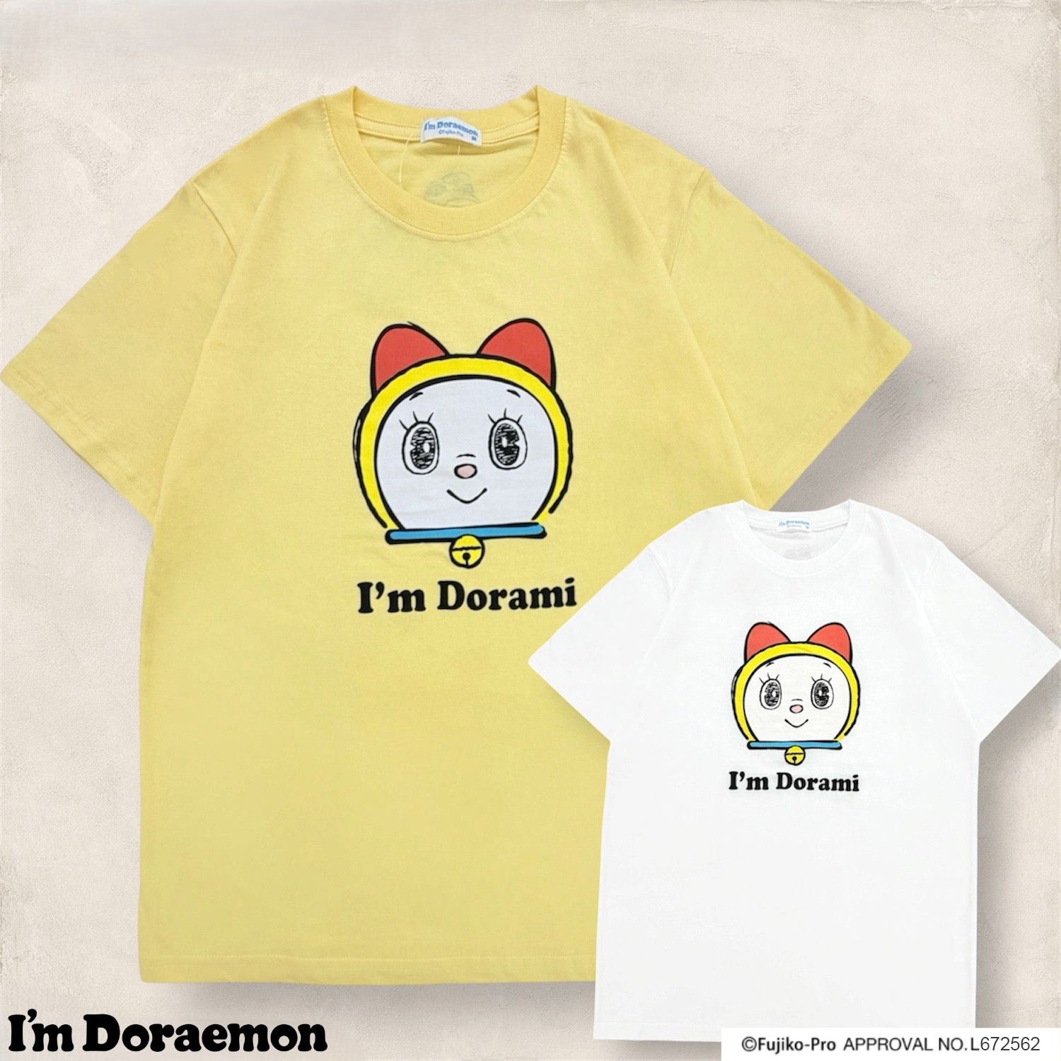 アイム ドラえもん Tシャツ 半袖 フェイス柄 プリント I'm Doraemon トップス メンズ レディース