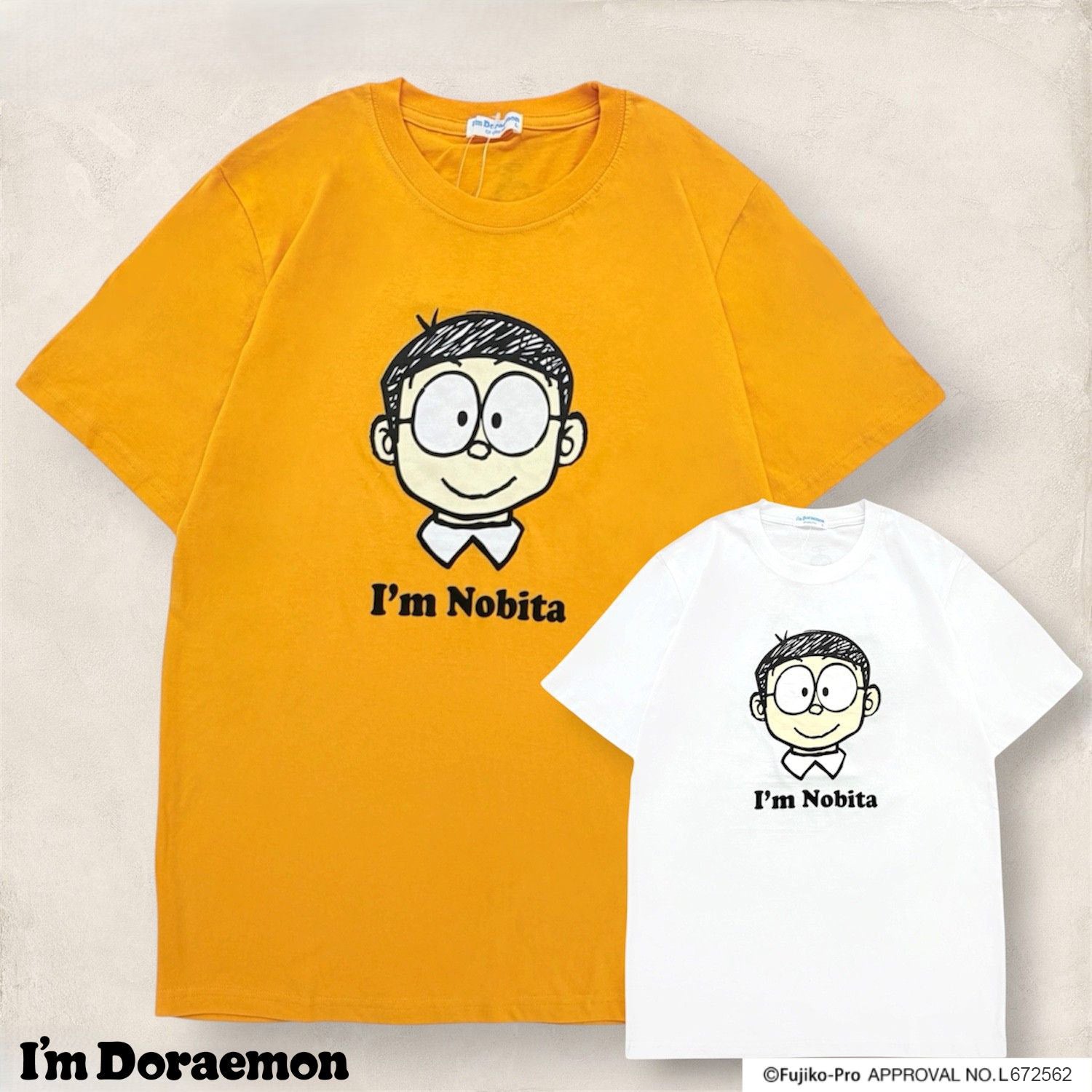 アイム ドラえもん Tシャツ 半袖 フェイス柄 プリント I'm Doraemon トップス メンズ レディース