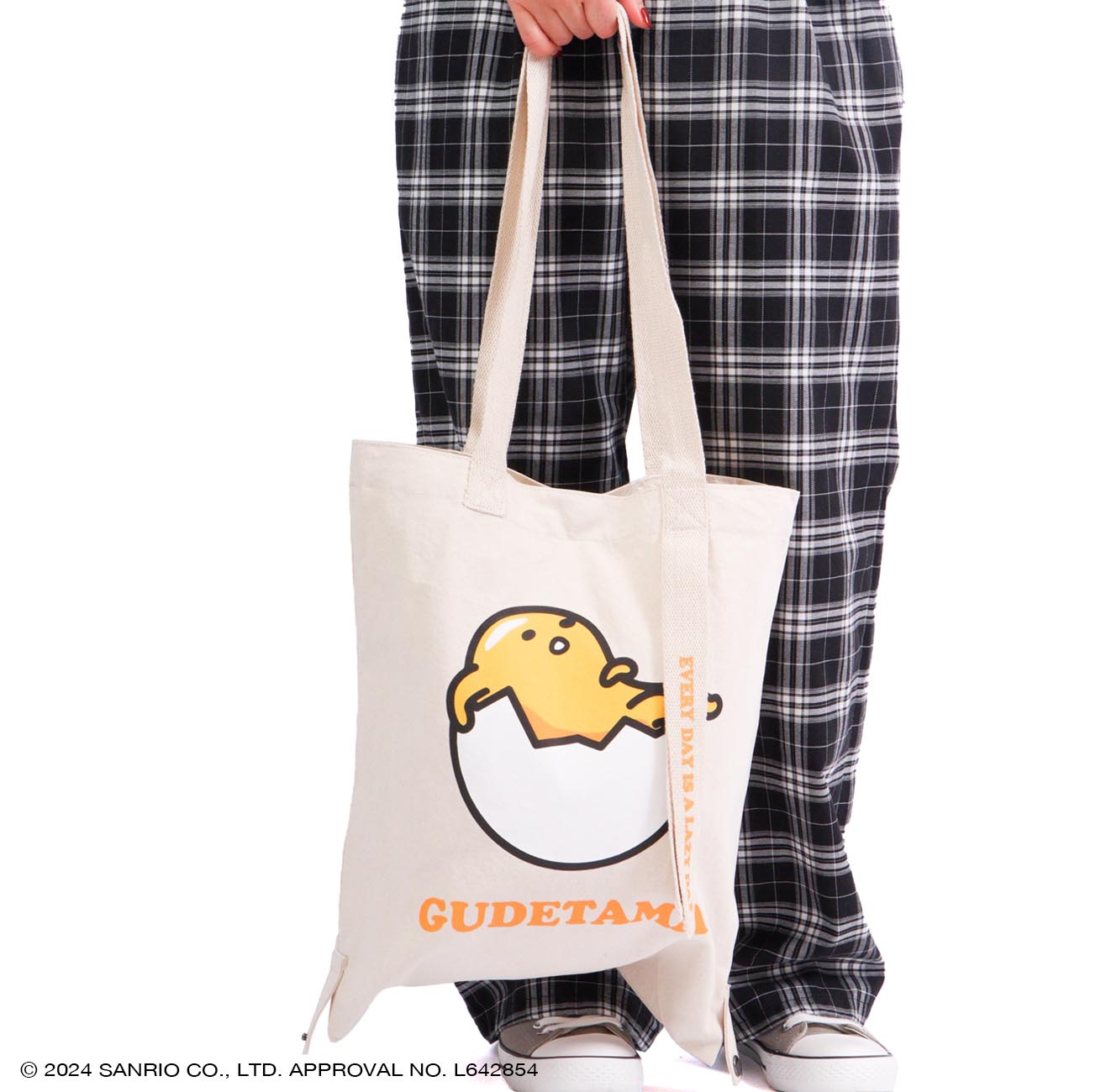 ぐでたま トート バケット バッグ 2WAY お買い物袋 エコバッグ  グッズ サンリオ キャラクターズ gd-1000