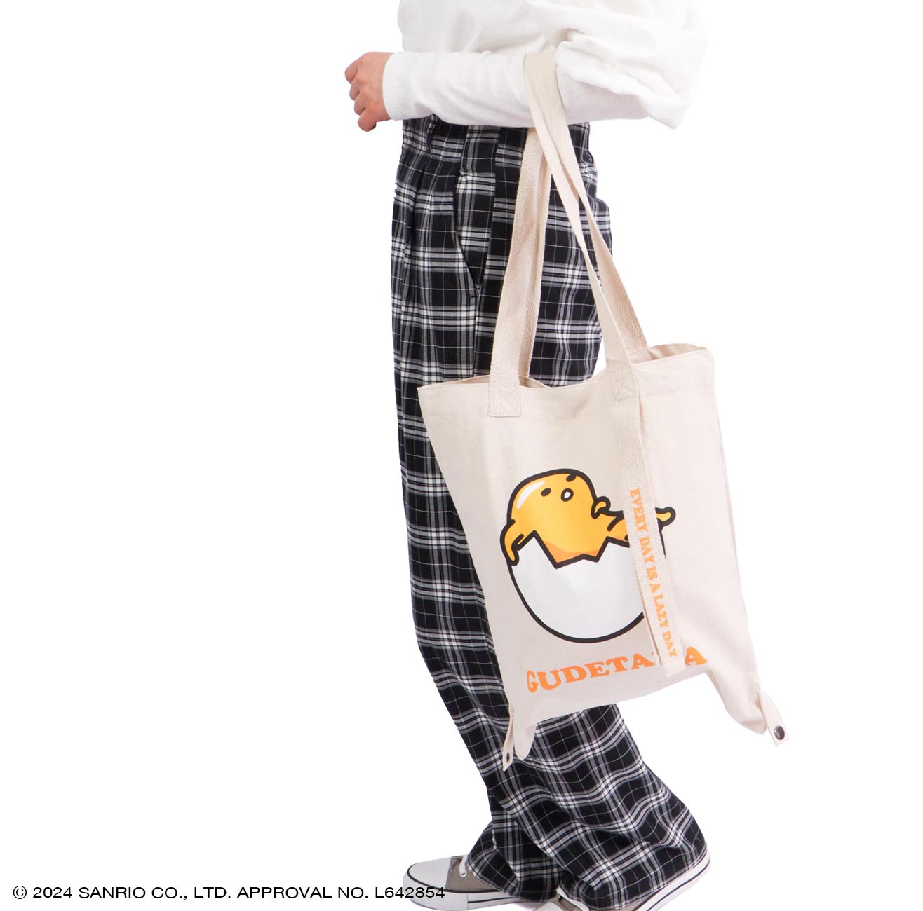 ぐでたま トート バケット バッグ 2WAY お買い物袋 エコバッグ  グッズ サンリオ キャラクターズ gd-1000