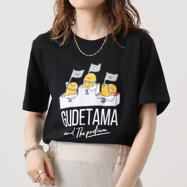 ぐでたま Tシャツ 半袖  プリント サンリオ キャラクターズ メンズ レディース gd1142-203