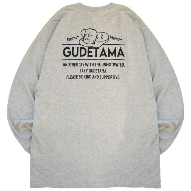 ぐでたま Tシャツ 長袖 ロンT サンリオ キャラクターズ プリント メンズ レディース gd1243-30