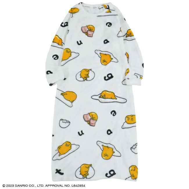 ぐでたま  ワンピース 長袖 プリント 部屋着 サンリオ キャラクターズ gd2724-759