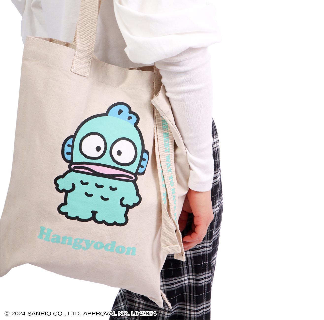 ハンギョドン  トート バケット バッグ 2WAY お買い物袋 エコバッグ  グッズ サンリオ キャラクターズ hg-1000