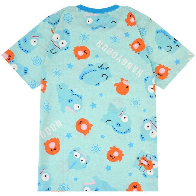 ハンギョドン Tシャツ 総柄 半袖 サンリオ キャラクターズ プリント メンズ レディース hg1142-288