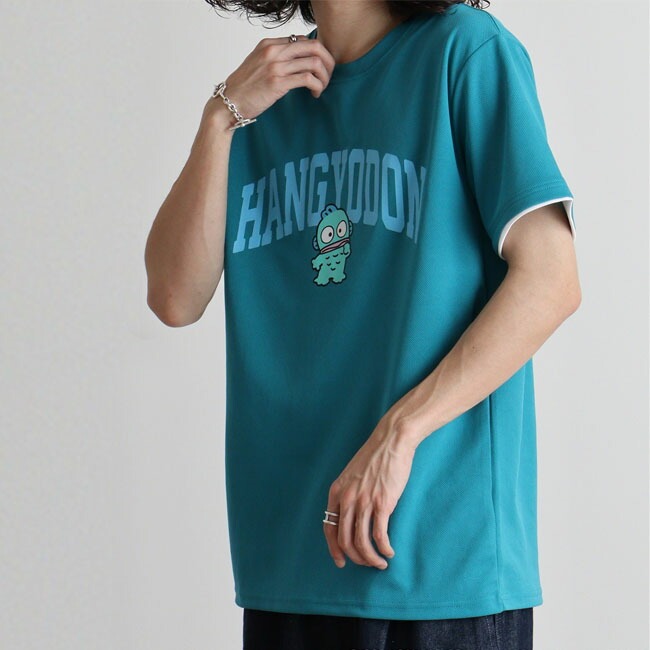 ハンギョドン Tシャツ 速乾 ドライ 半袖 サンリオ キャラクターズ 夏 メンズ レディース hg1142-317