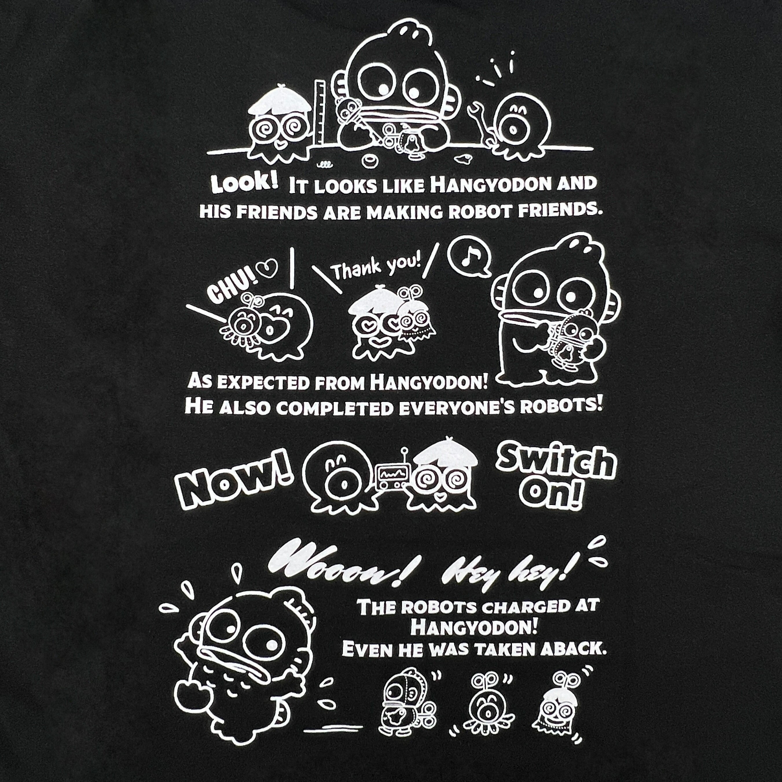 ハンギョドン 半袖 プリント Tシャツ 天竺 レディース メンズ サンリオ キャラクターズ sanrio hangyodon hg1162-47