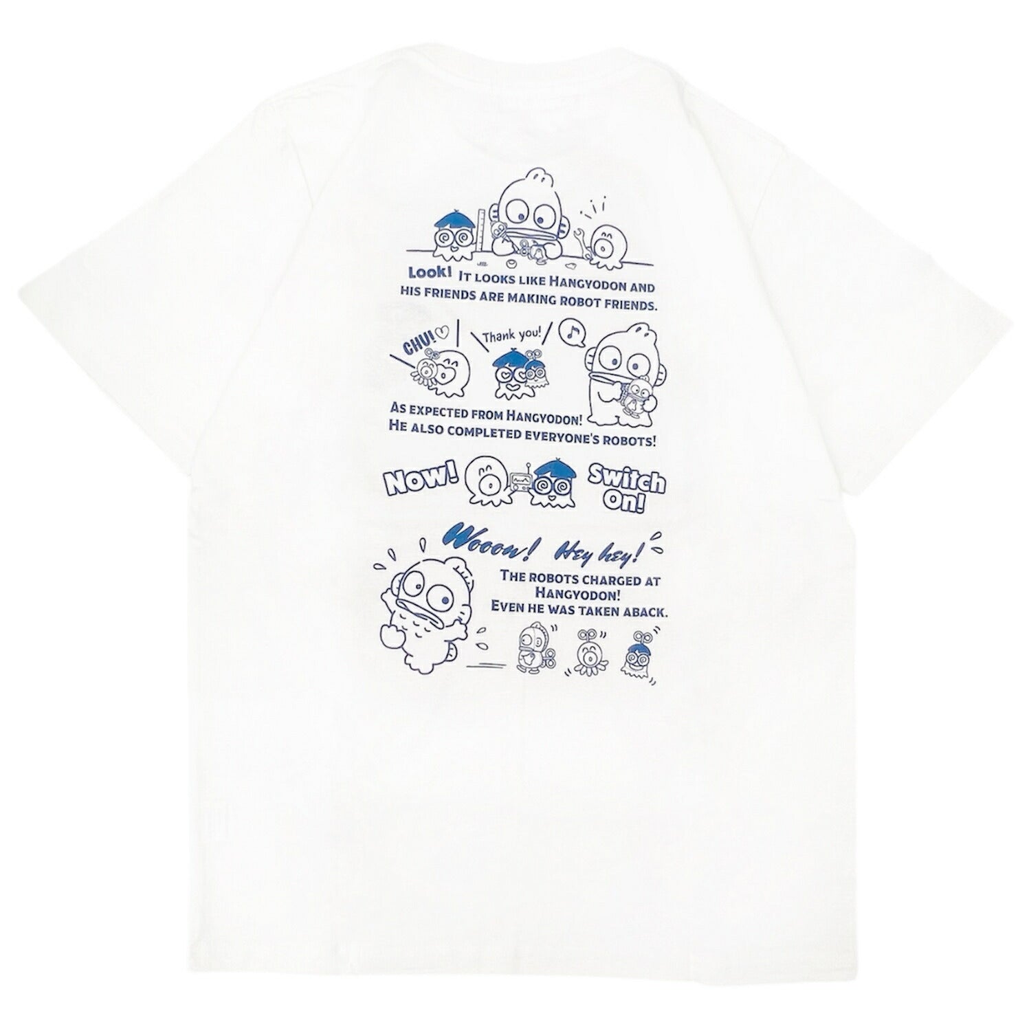 ハンギョドン 半袖 プリント Tシャツ 天竺 レディース メンズ サンリオ キャラクターズ sanrio hangyodon hg1162-47