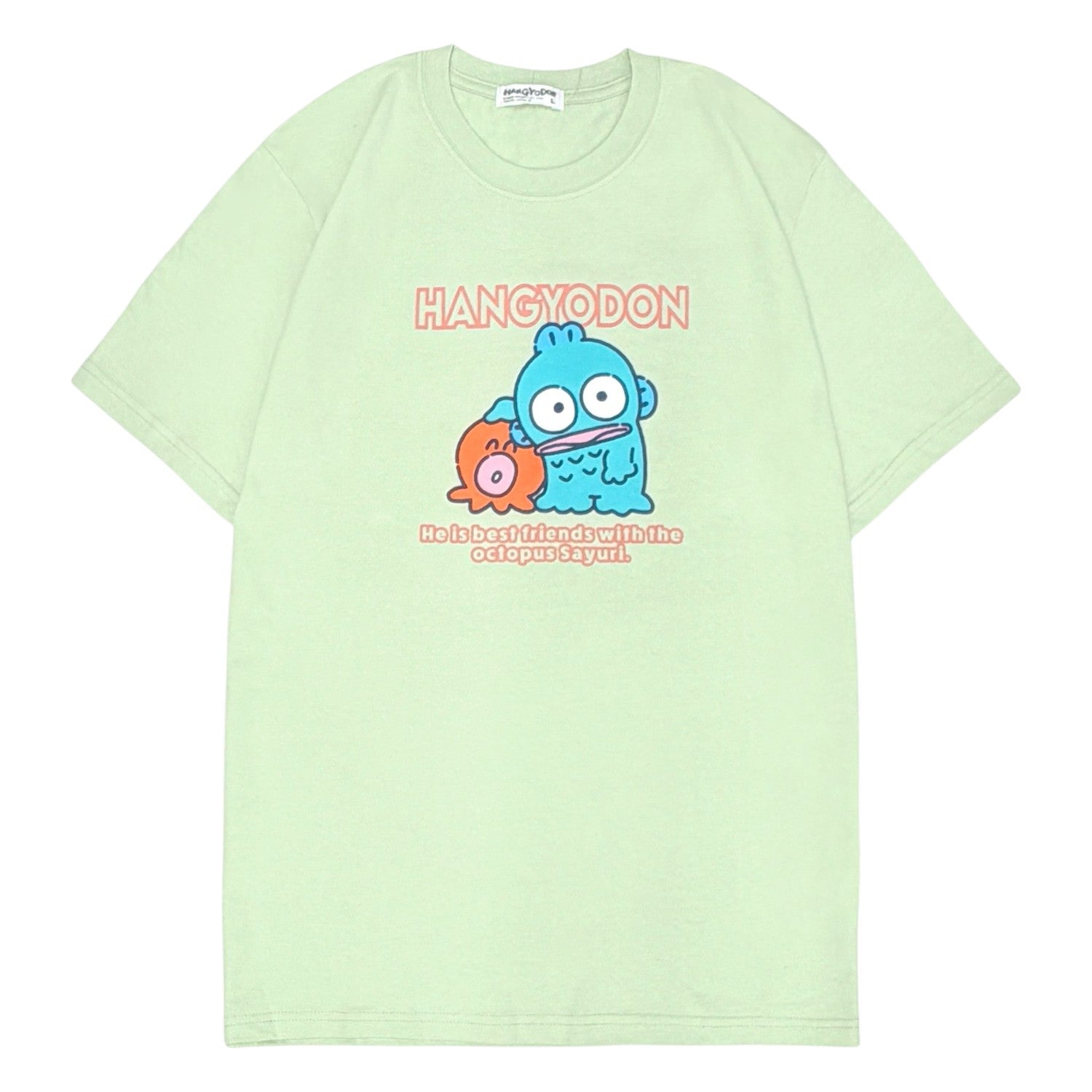 ハンギョドン 半袖 プリント Tシャツ 天竺 レディース メンズ サンリオ キャラクターズ hangyodon hg1162-47