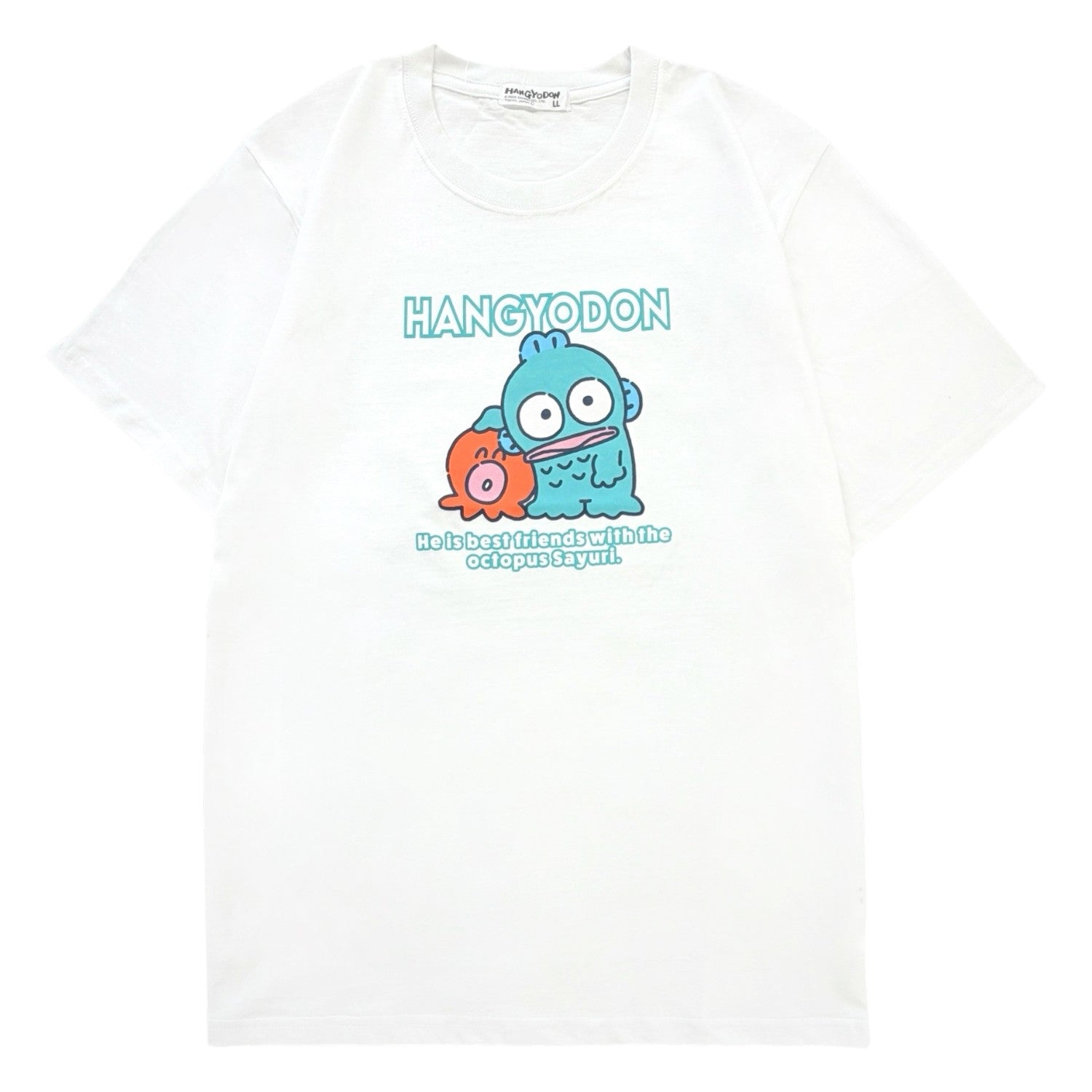 ハンギョドン 半袖 プリント Tシャツ 天竺 レディース メンズ サンリオ キャラクターズ hangyodon hg1162-47
