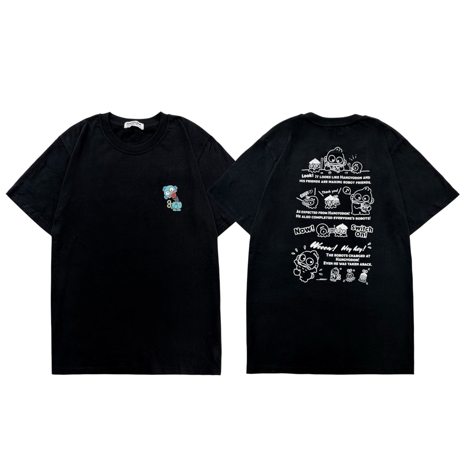 ハンギョドン 半袖 プリント Tシャツ 天竺 レディース メンズ サンリオ キャラクターズ hangyodon hg1162-47
