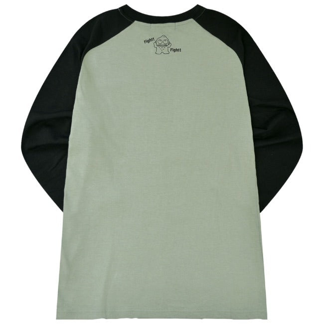 ハンギョドン Tシャツ 長袖 ロンT 七分袖 サンリオ キャラクターズ プリント ラグラン メンズ レディース hg1243-26