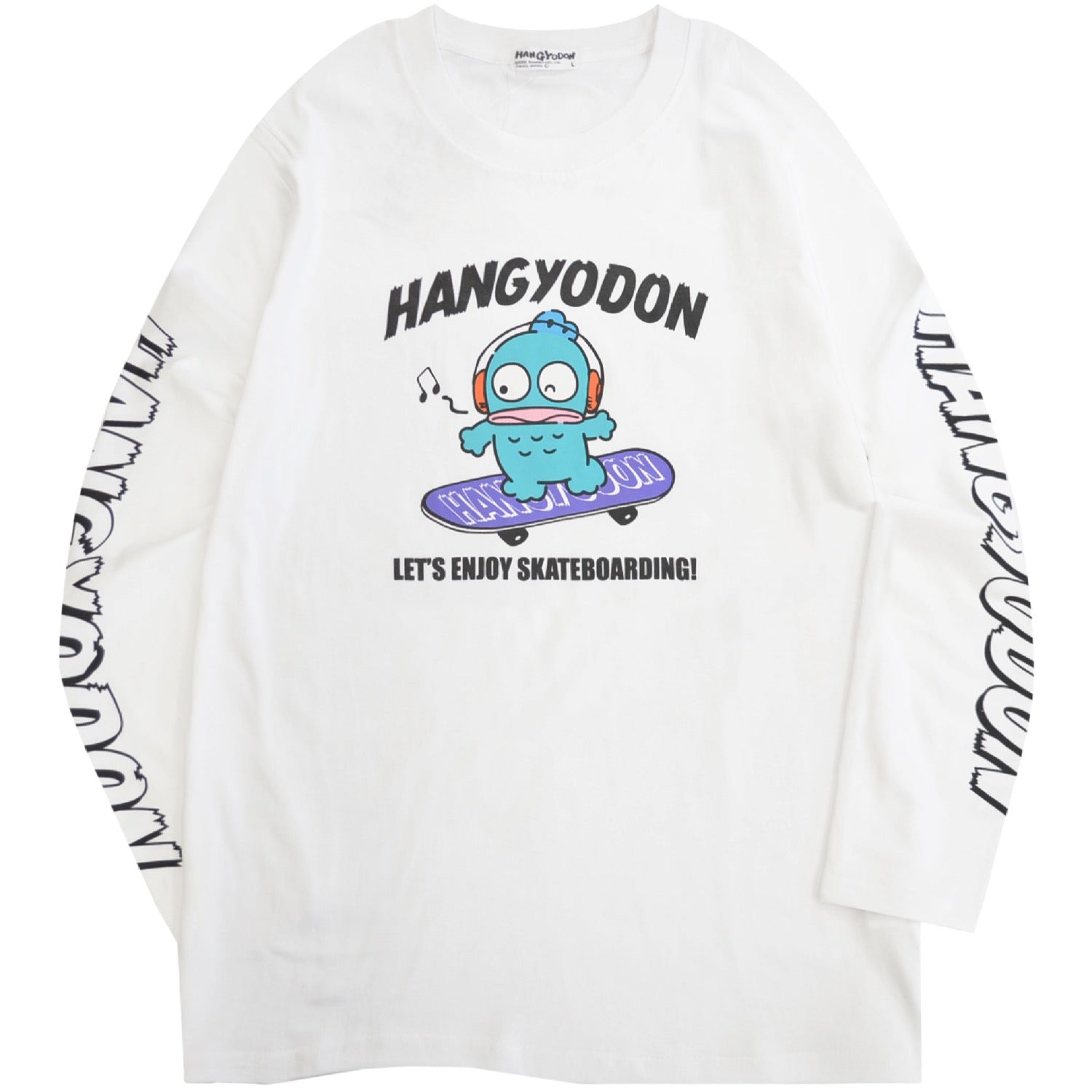 ハンギョドン ロンT 長袖 Tシャツ サンリオキャラクターズ プリント 春 秋 hg1253-31