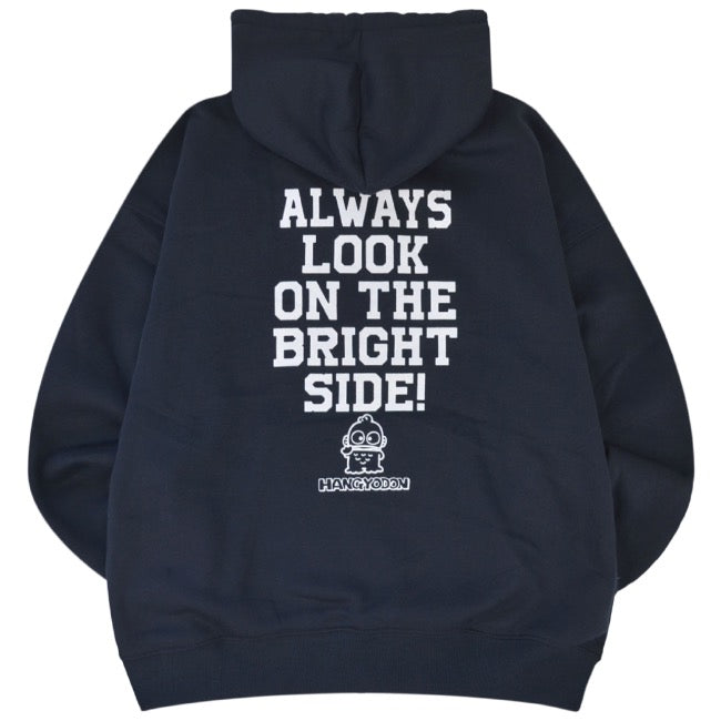 ハンギョドン パーカー 裏起毛 オーバーサイズ 刺繍 ロゴ サンリオ キャラクターズ メンズ レディース hg1344-162