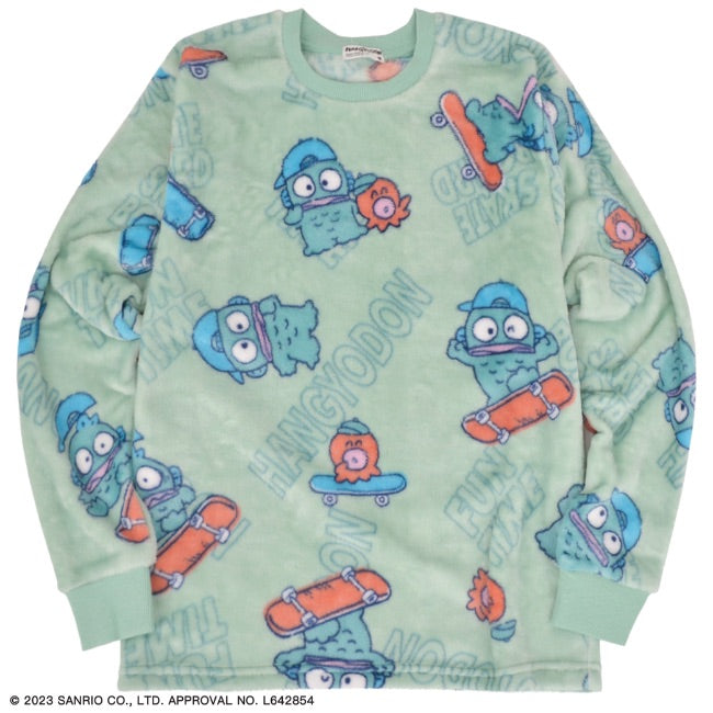 ハンギョドン サンリオ キャラクターズ トップス ボトムス セット  長袖 パンツ ボア フリース hg1634-588