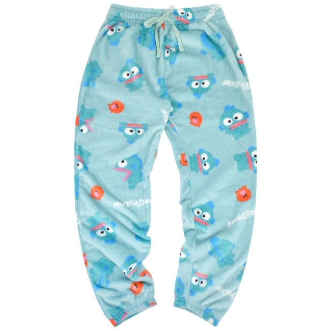 ハンギョドン トレーナー スウェット パンツ フリース セットアップ 総柄 ルームウェア 部屋着 パジャマ サンリオ キャラクターズ hg1644-97