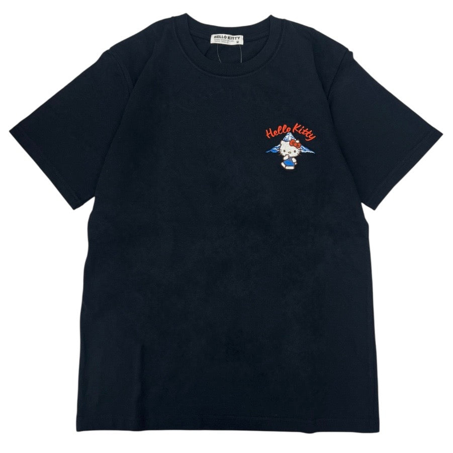 ハローキティ 和柄 半袖 Tシャツ バックプリント 天竺 メンズ レディース サンリオ キャラクターズ hellokittey sanrio hk1162-69