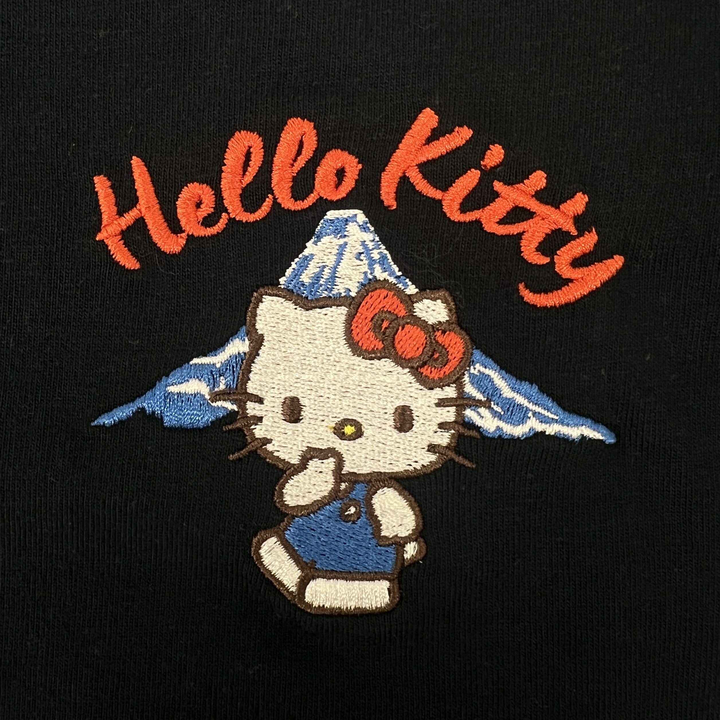 ハローキティ 和柄 半袖 Tシャツ バックプリント 天竺 メンズ レディース サンリオ キャラクターズ hellokittey sanrio hk1162-69