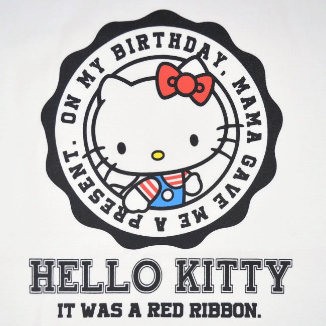 ハローキティ Tシャツ 七分袖 サンリオ キャラクターズ プリント ラグラン メンズ レディース hk1243-24