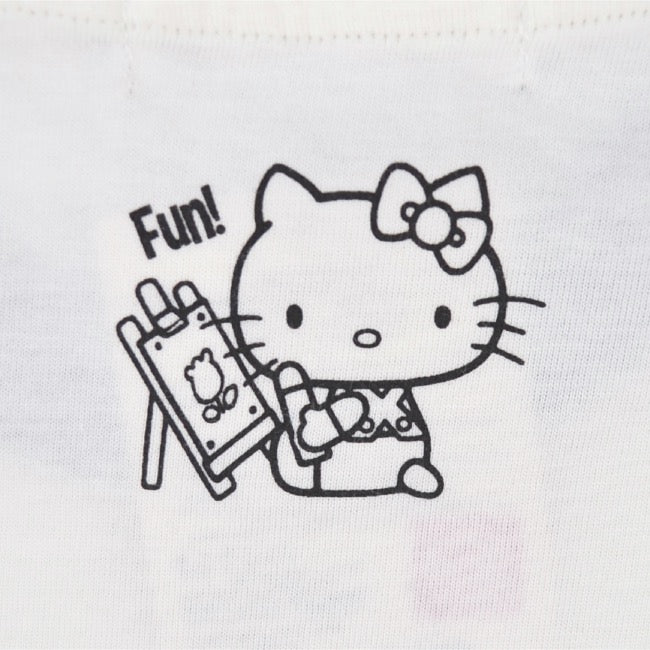 ハローキティ Tシャツ 七分袖 サンリオ キャラクターズ プリント ラグラン メンズ レディース hk1243-24