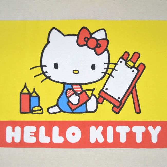 ハローキティ Tシャツ 七分袖 サンリオ キャラクターズ プリント ラグラン メンズ レディース hk1243-24