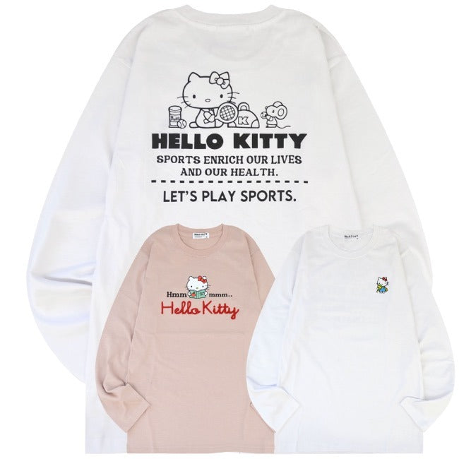 ハローキティ Tシャツ 長袖 ロンT サンリオ キャラクターズ プリント メンズ レディース hk1243-29