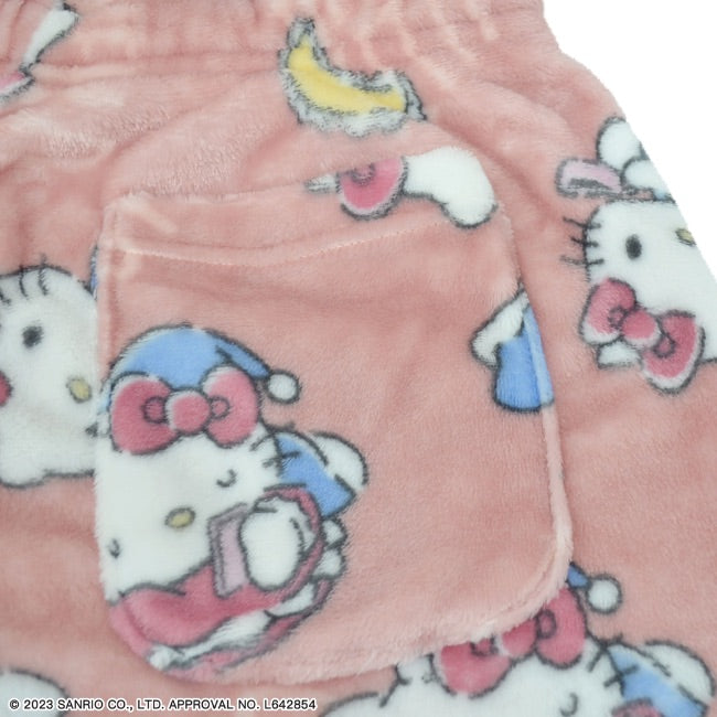 ハローキティ サンリオ キャラクターズ トップス ボトムス セット  長袖 パンツ ボア フリース hk1634-590