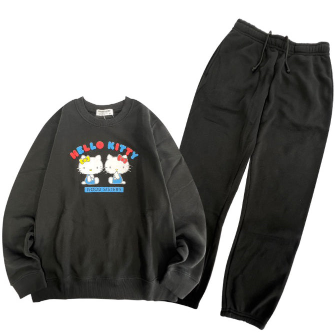 サンリオキャラクターズ あったか ルームウェア セットアップ 秋冬 部屋着 裏起毛 1654sanrio-shopify