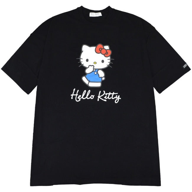 ハローキティ ビッグ シルエット Tシャツ 半袖 ワンピース ルームウェア サンリオ キャラクターズ hk1742-307