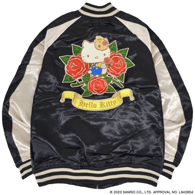 サンリオ キャラクターズ ハローキティ 刺繍 スカジャン 羽織 アウター SUKAJAN ジャケット サンリオ キャラクターズ hk1803-673