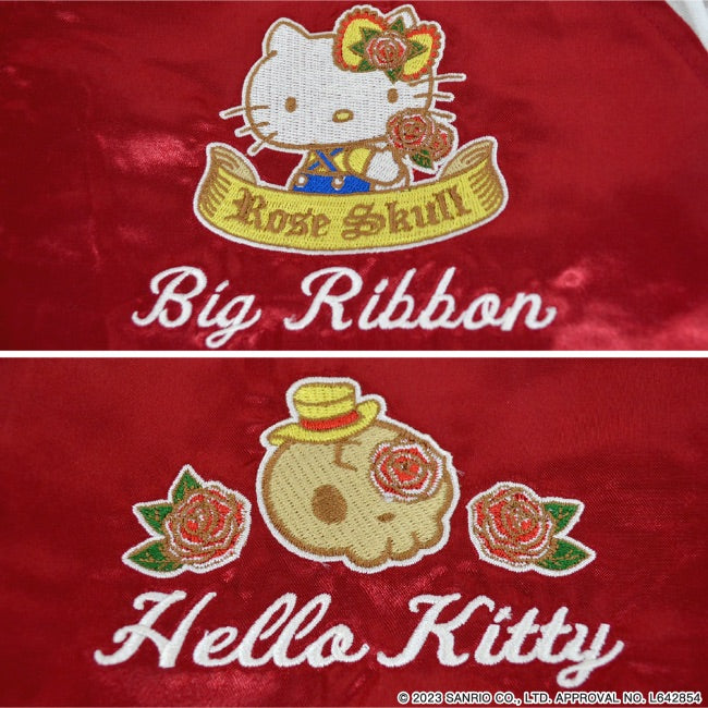 サンリオ キャラクターズ ハローキティ 刺繍 スカジャン 羽織 アウター SUKAJAN ジャケット サンリオ キャラクターズ hk1803-673