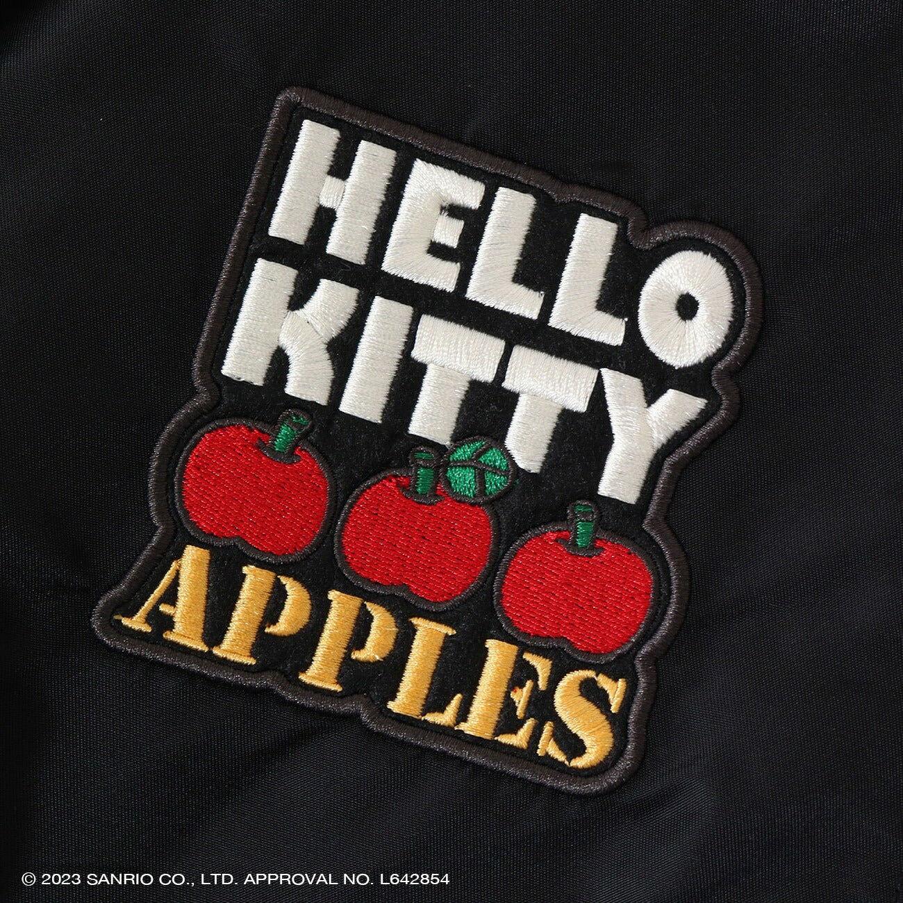 ハローキティ MA-1 ワッペン刺繍 アウター ジャケット 春秋冬 サンリオキャラクターズ hk1834-706