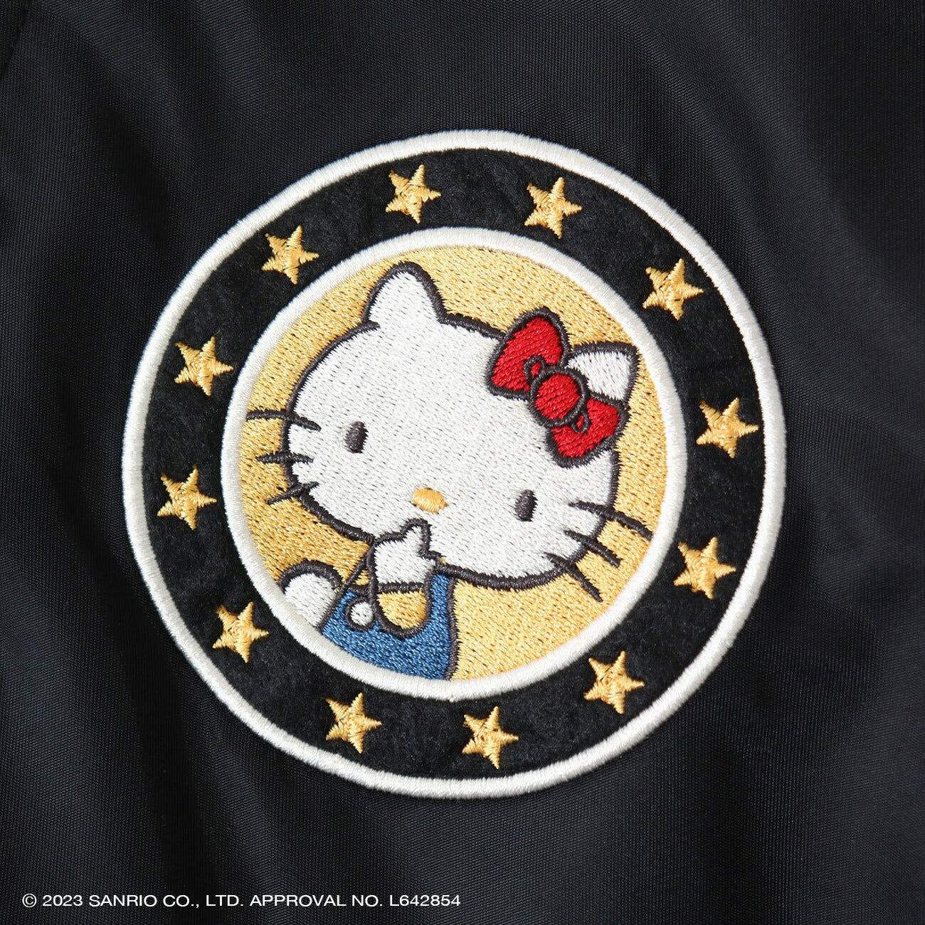 ハローキティ MA-1 ワッペン刺繍 アウター ジャケット 春秋冬 サンリオキャラクターズ hk1834-706