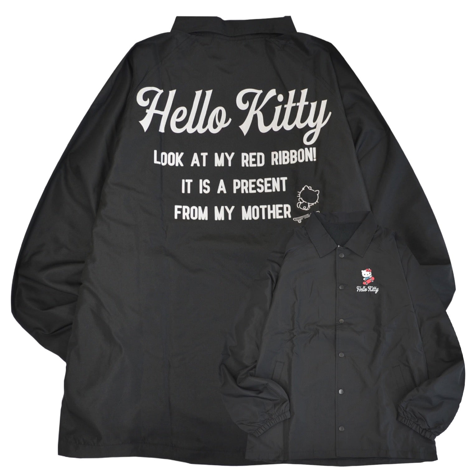ハローキティ コーチジャケット アウター 長袖 プリント サンリオ キャラクターズ　SANRIO hk1853-22