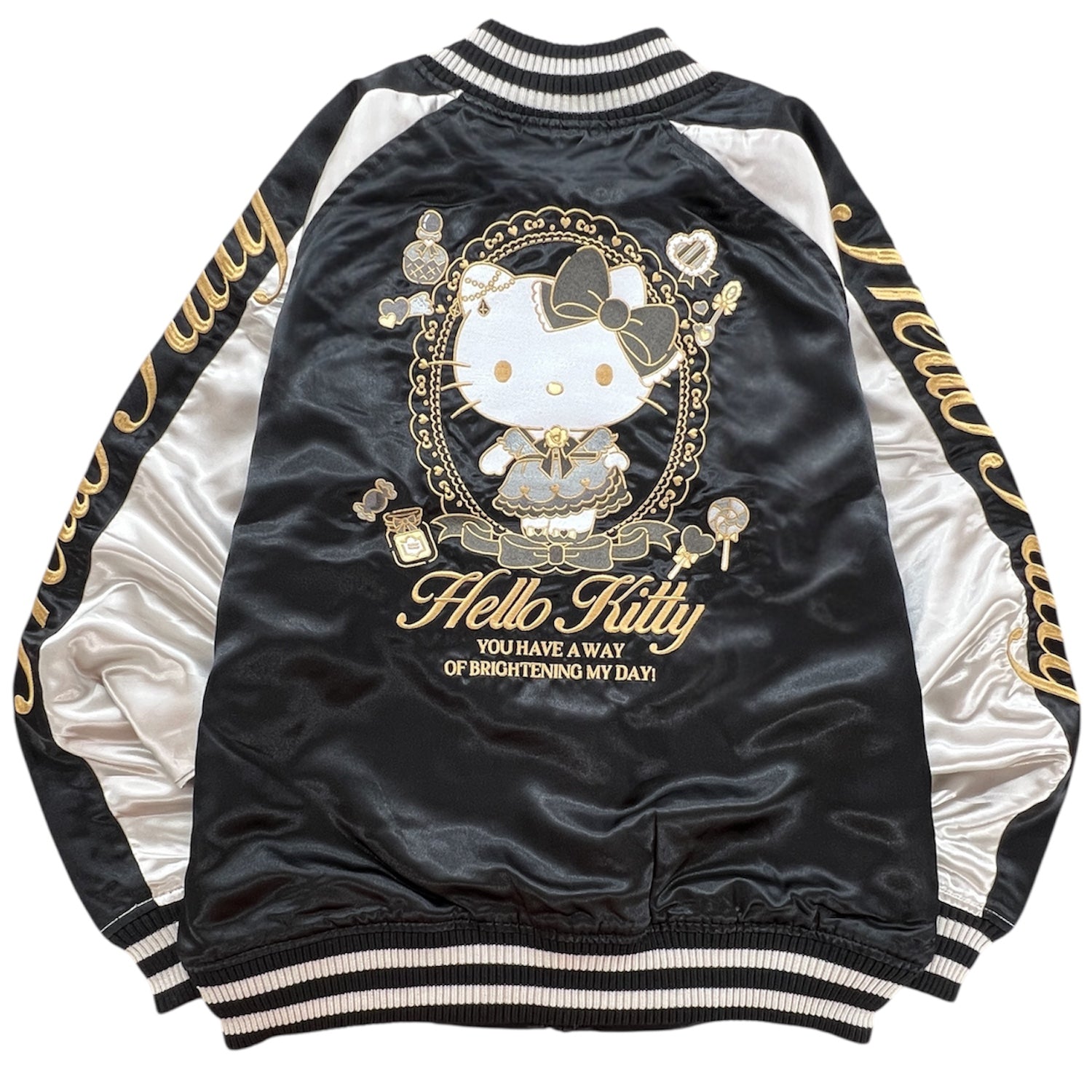 ハローキティ リバーシブルスカジャン 長袖 サンリオ HELLO KITTY キャラクターズ ファッション グッズ  SANRIO hk1853-33