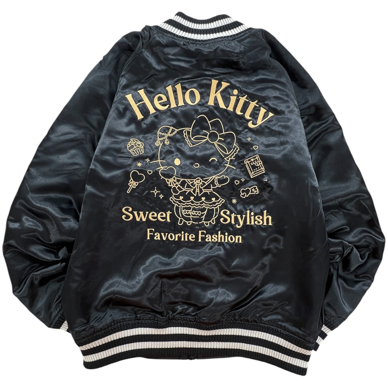 ハローキティ リバーシブルスカジャン 長袖 サンリオ HELLO KITTY キャラクターズ ファッション グッズ  SANRIO hk1853-33