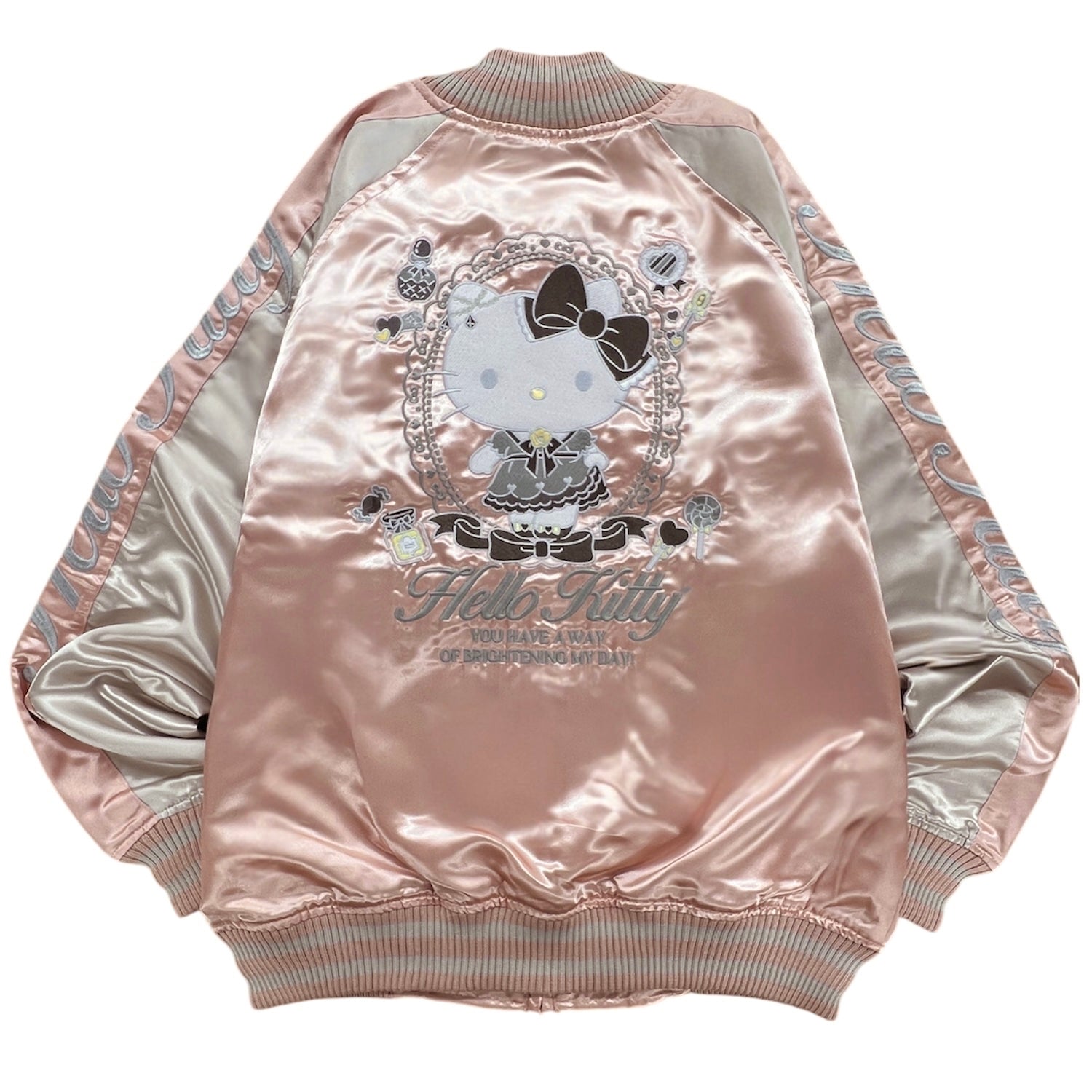 ハローキティ リバーシブルスカジャン 長袖 サンリオ HELLO KITTY キャラクターズ ファッション グッズ  SANRIO hk1853-33