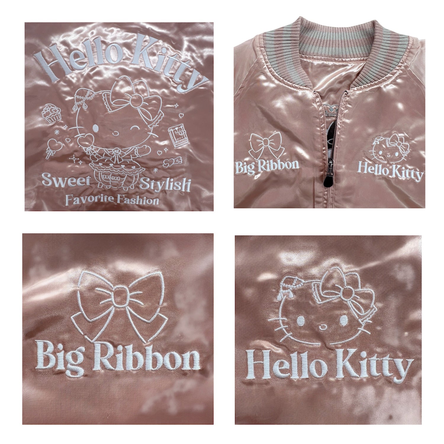 ハローキティ リバーシブルスカジャン 長袖 サンリオ HELLO KITTY キャラクターズ ファッション グッズ  SANRIO hk1853-33