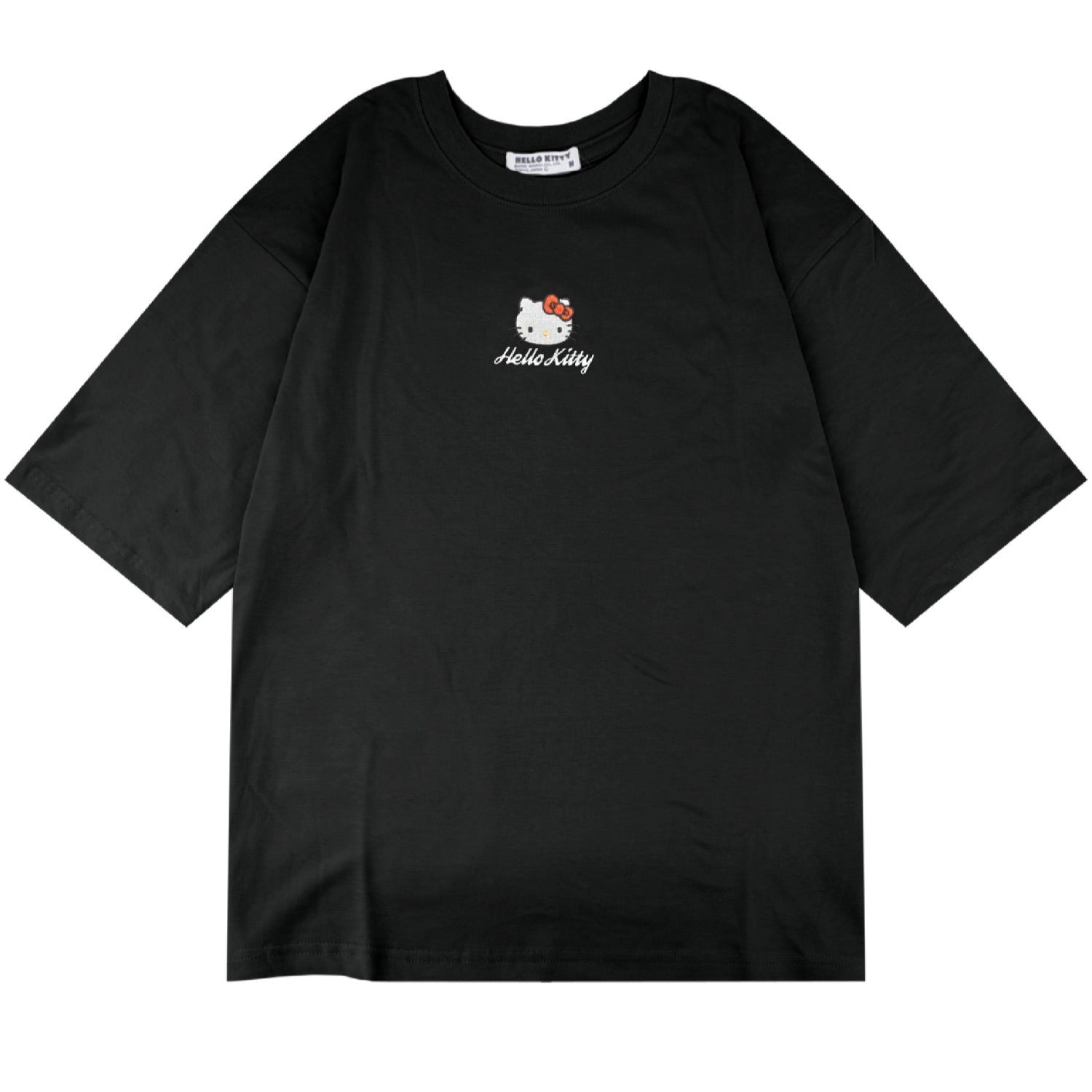 ハローキティ Tシャツ オーバーサイズ 半袖 プリント 刺繍 トップス  サンリオ キャラクターズ レディース hk2152-196