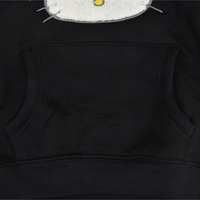 ハローキティ パーカー 裏起毛 スウェット キッズ 子供 ビッグシルエット オーバーサイズ サンリオ キャラクターズ hk6344-173