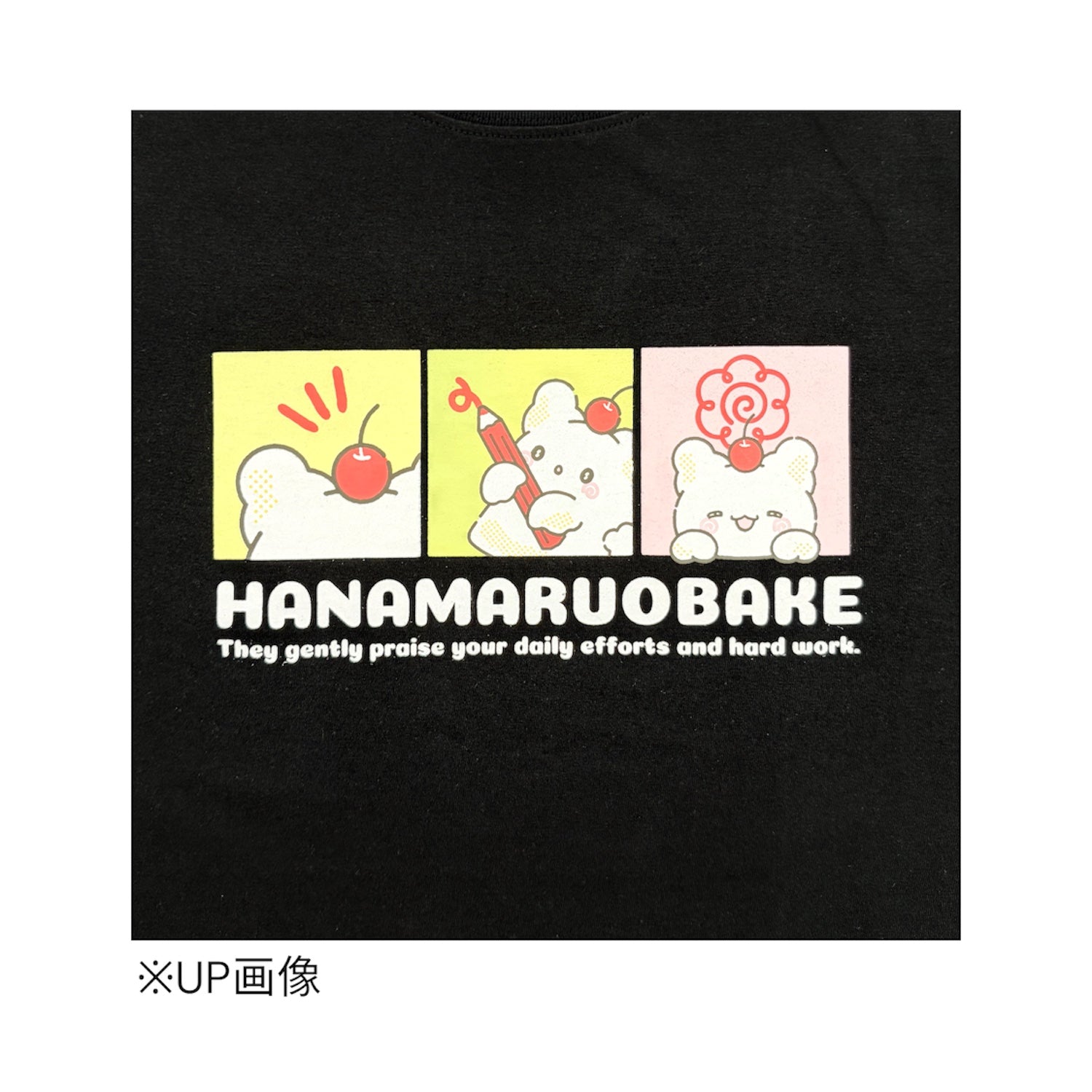 はなまるおばけ プリント 半袖 Tシャツ トップス 天竺  夏 レディース メンズ HANAMARUOBAKE ho1162-259