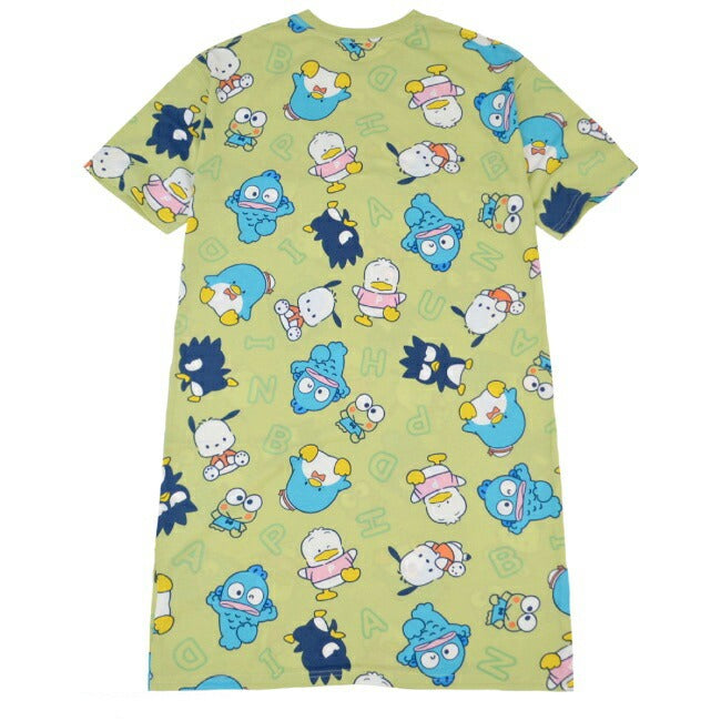 はぴだんぶい BIG Tシャツ 半袖  ばつ丸 ポチャッコ ペックル けろけろけろっぴ タキシードサム サンリオ キャラクターズ hv1132-26