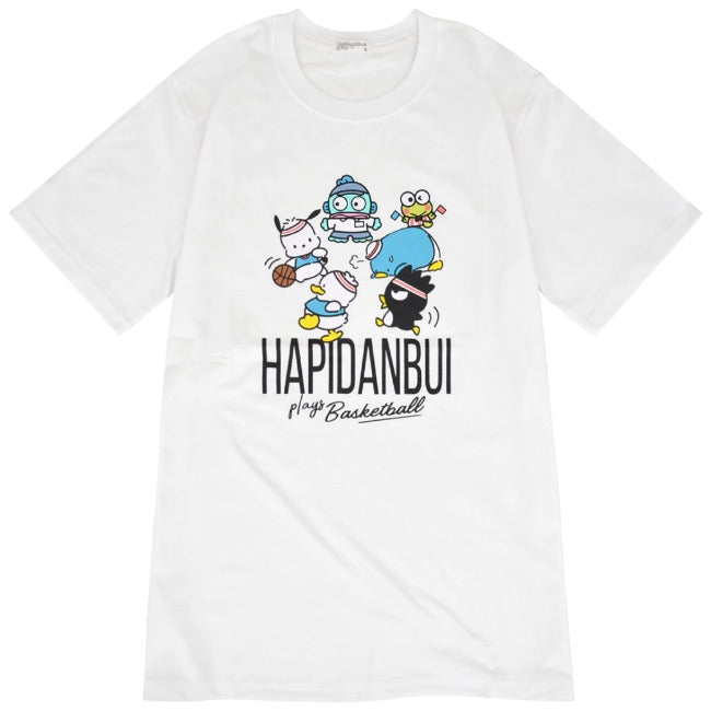 はぴだんぶい Tシャツ 半袖 プリント M L LL サンリオ キャラクターズ hv1142-206