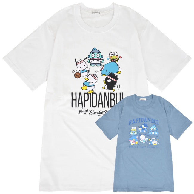 はぴだんぶい Tシャツ 半袖 プリント M L LL サンリオ キャラクターズ hv1142-206